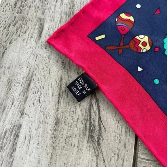 San Antonio City Pure Silk Scarf - Picture 6 of 7